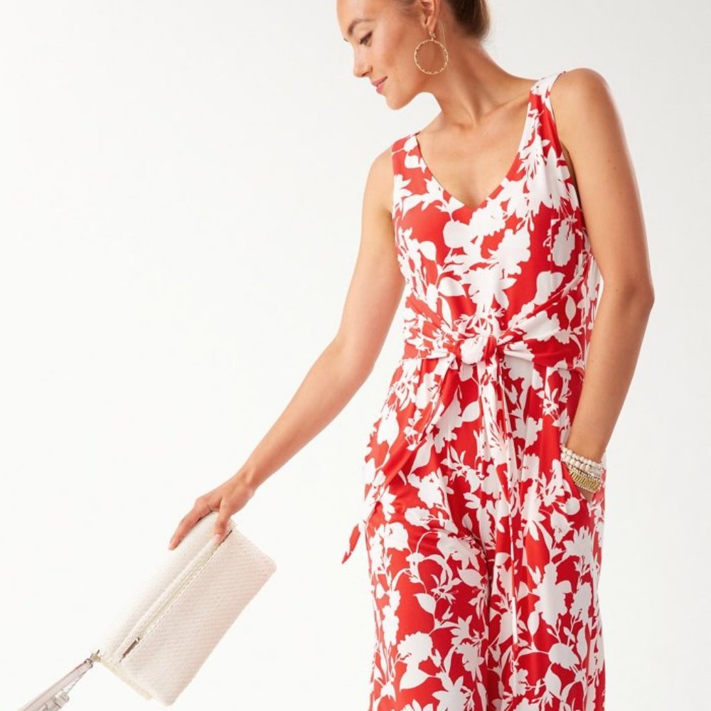 Tommy Bahama Sunset Vista Maxi Jumpsuit Size Small